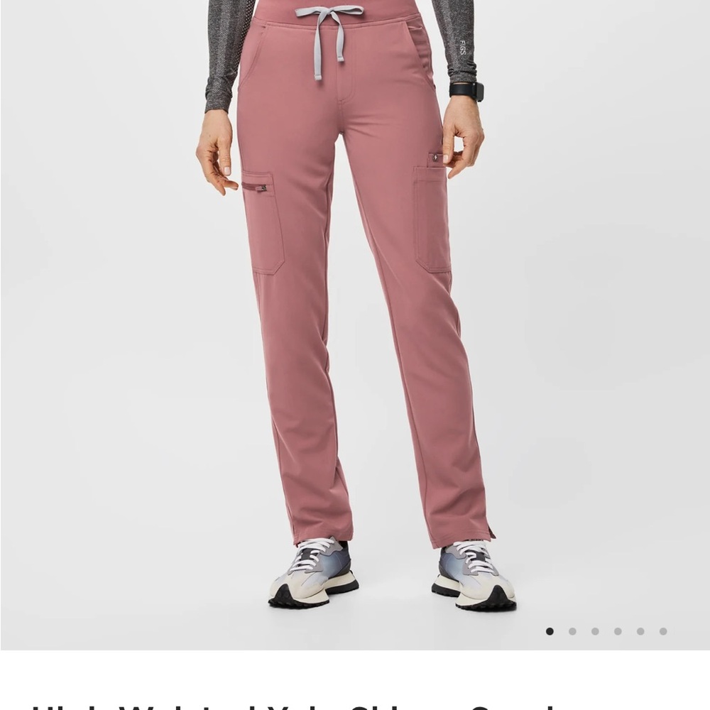Brand new with tags mauve high waisted yola pants with yoga waist band.